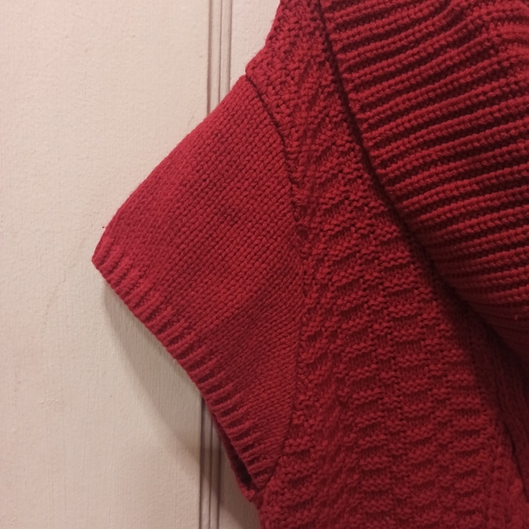 Express Sweater Dress Short Sleeve Cowl Neck Cable Knit Size medium - Picture 7 of 16